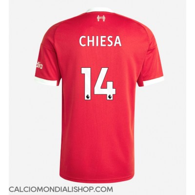 Maglie da calcio Liverpool Federico Chiesa #14 Prima Maglia 2025-26 Manica Corta Maglie da calcio Liverpool Federico Chiesa #14 Prima Maglia 2025-26 Manica Corta